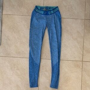 Gymshark  Teal-Blue Seamless Leggings